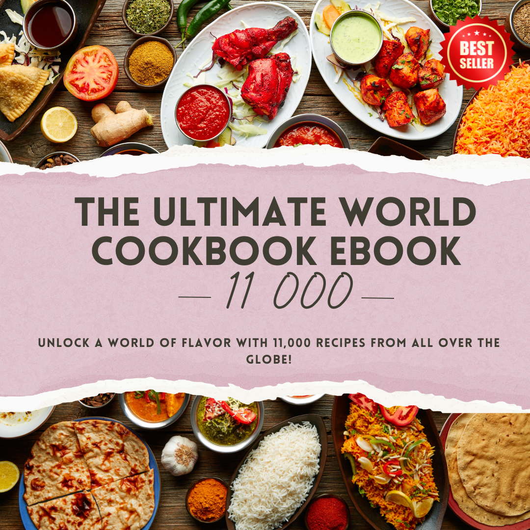 Ultimate World Cookbook: 11,000 Recipes from Every Cuisine โ Explore Global Flavors Instantly! - Savvy Spot Online