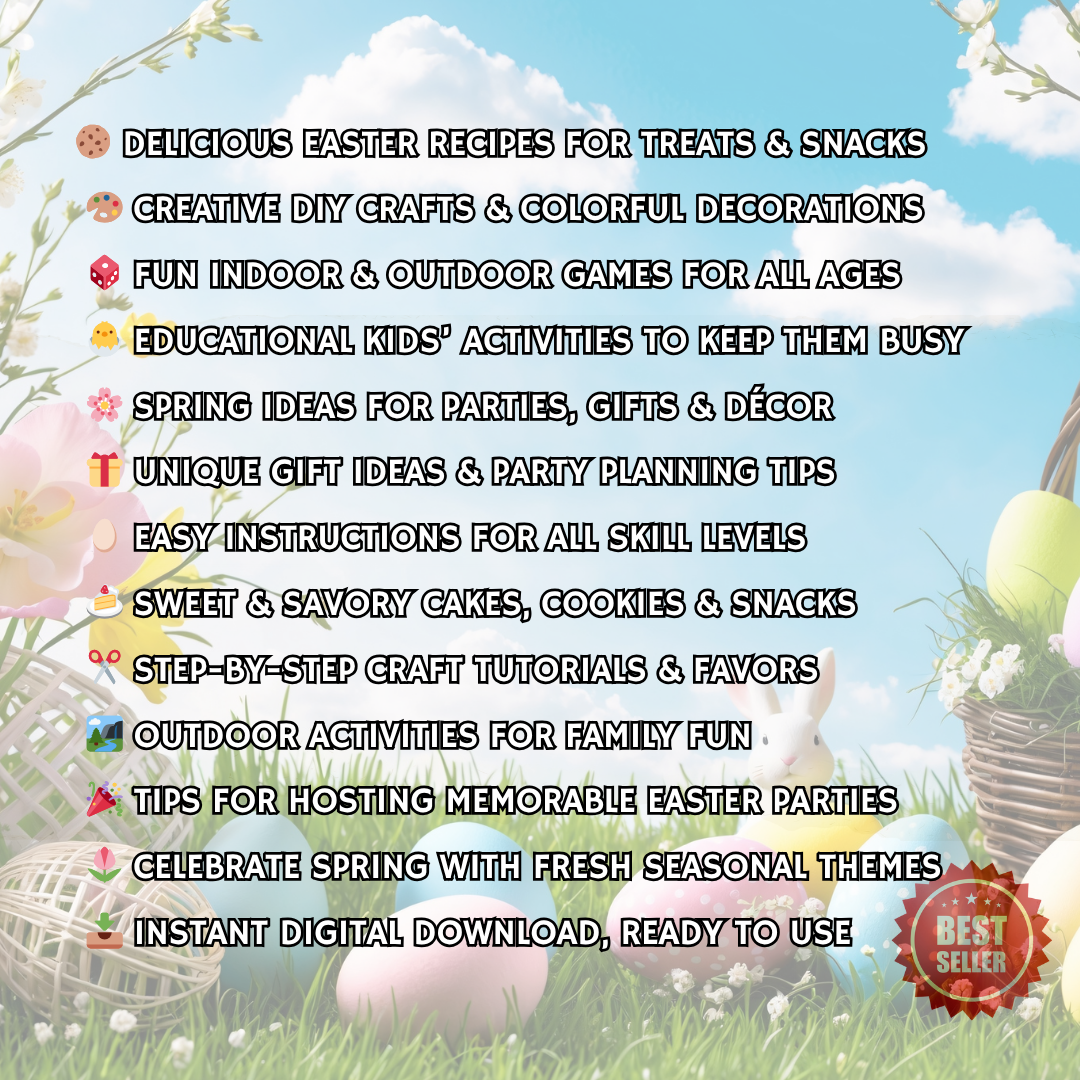 180+ Ultimate Easter Recipes, Crafts & Games Collection (Digital Instant Download) - Savvy Spot Online