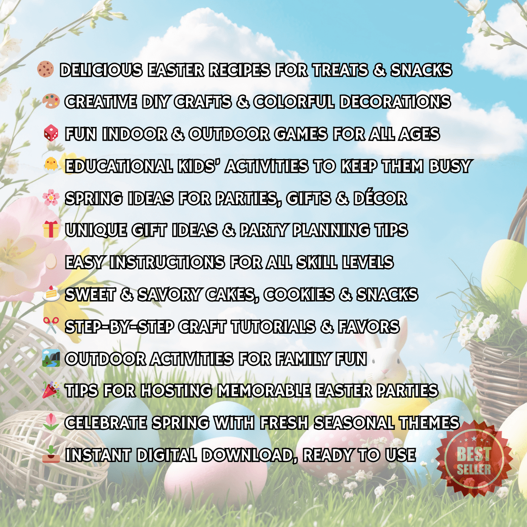 180+ Ultimate Easter Recipes, Crafts & Games Collection (Digital Instant Download) - Savvy Spot Online