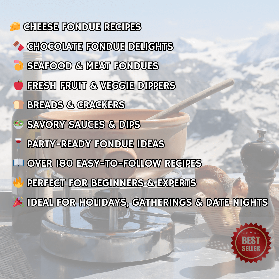 180+ Fondue Recipes eBook | Cheese, Chocolate & Savory Dips | Party, Dinner and Snack Ideas | Instant Download - Savvy Spot Online