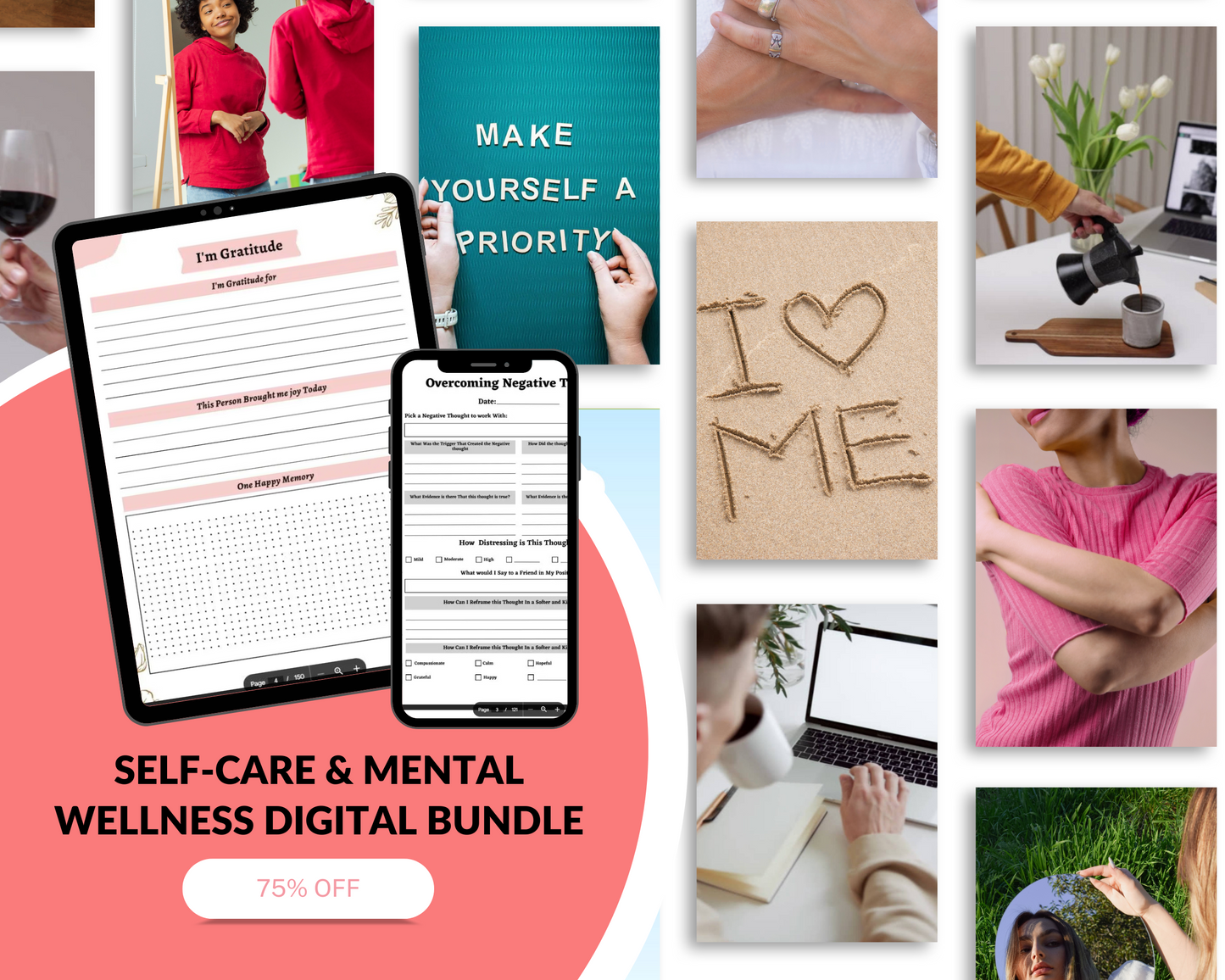 5 Transformative Self-Care eBooks: Mindset, Zen Mastery & Personal Growth + Bonus Self-Care and Mental Wellness Planner Bundle - Savvy Spot Online