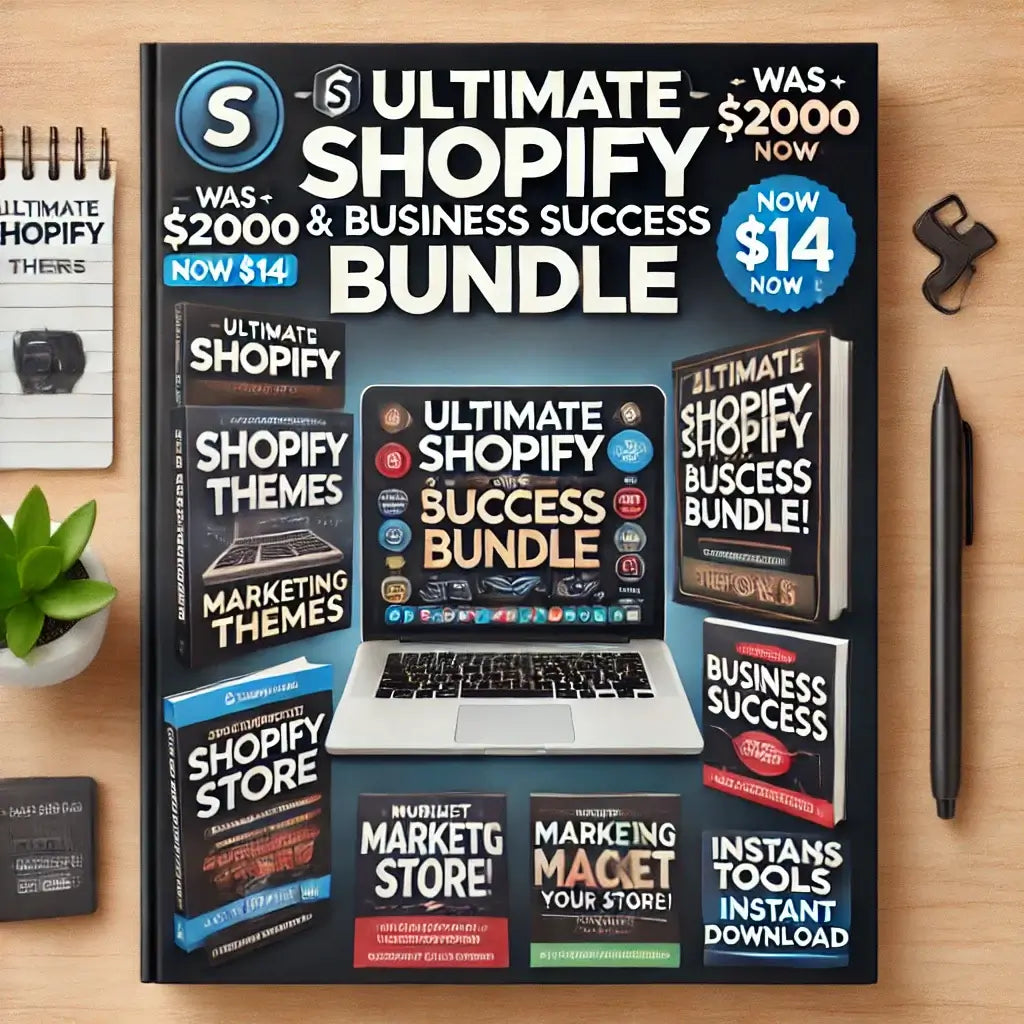 Ultimate Online Business Bundle | 500+ Shopify Themes + 100 Marketing Ebooks + Essential Business Tools - Savvy Spot Online
