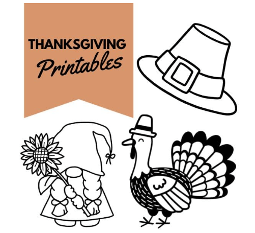 Thanksgiving Shrinkets – 40+ Shrink Plastic Templates PDF | Instant Download | Fall & Harvest DIY Charms, Jewelry and Crafts - Savvy Spot Online