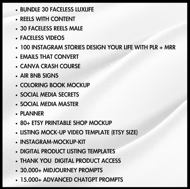 Massive Resell Digital Products Bundle for Passive Income - Private Label & Master Resell Rights