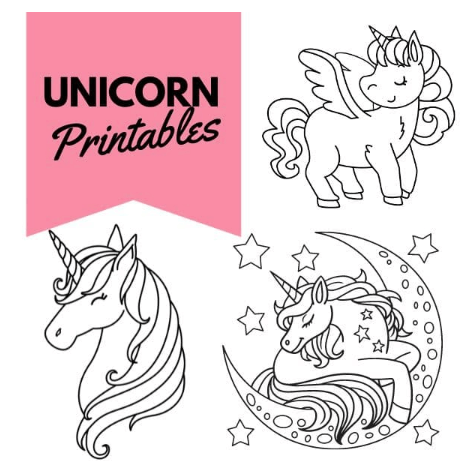 60+ Unicorn Shrinkets – Magical Shrink Plastic Templates | Printable PDF Download | DIY Crafts, Jewelry, Charms & Gifts - Savvy Spot Online
