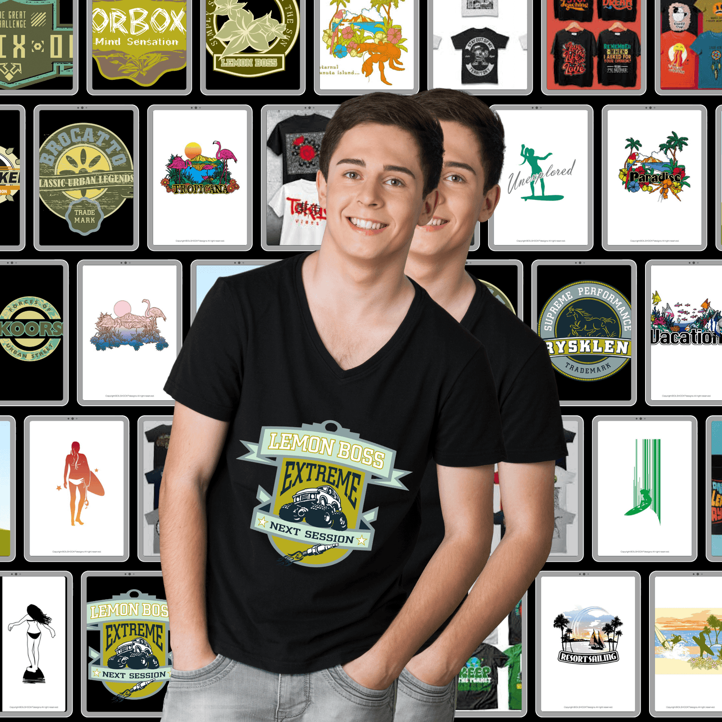 100 Urban Vintage Retro T-Shirt Design Bundle - Volume 1 - Savvy Spot Online