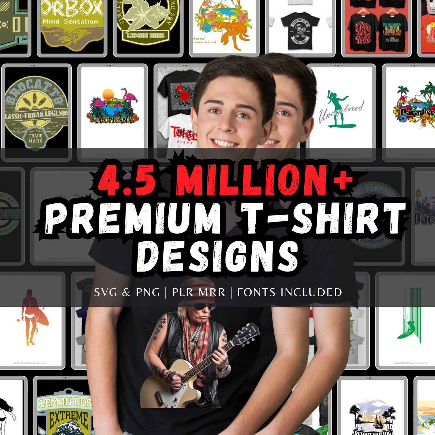 Ultimate 4.5 Million T-Shirt Design Bundle – SVG & PNG Designs for Sublimation, Print on Demand and DIY Projects - Savvy Spot Online