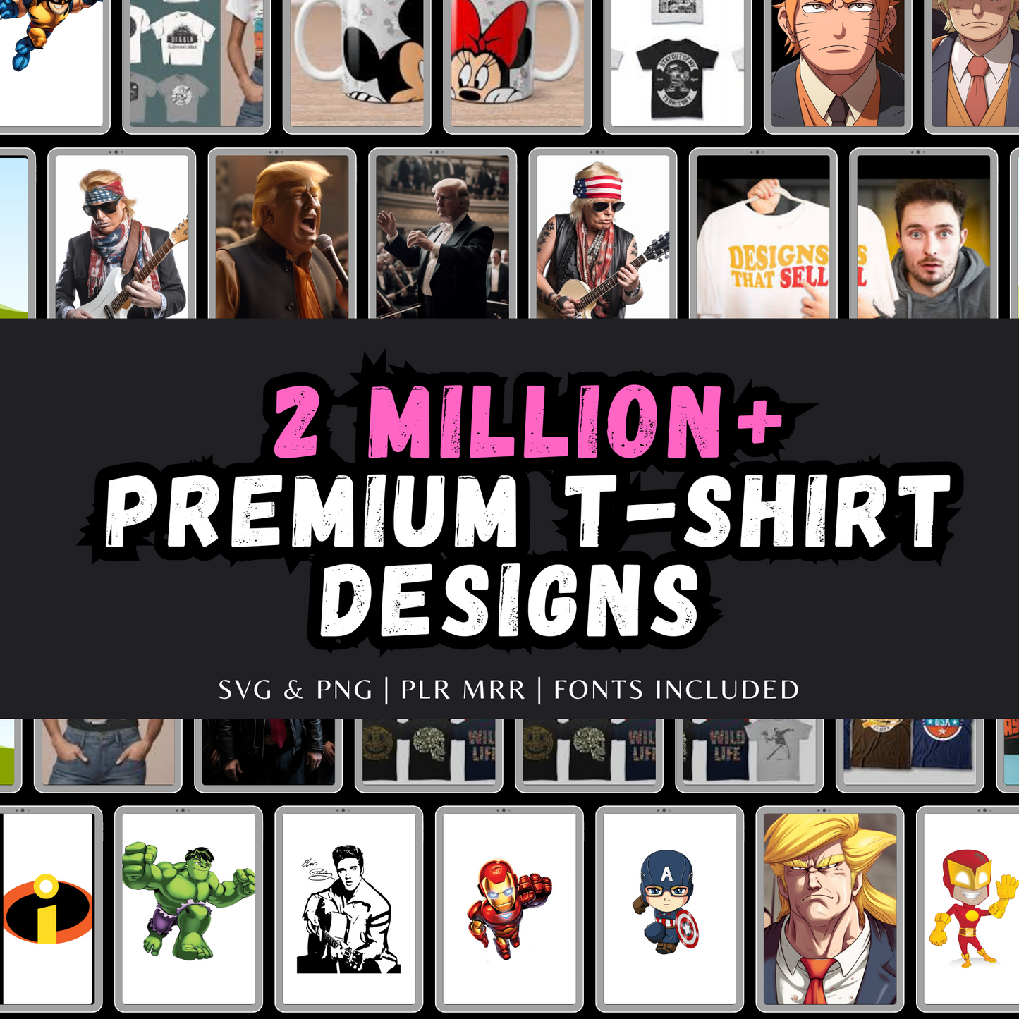 Ultimate T-Shirt Design Bundle – 2 Million SVG & PNG Designs for Sublimation, Print on Demand and DIY Projects - Savvy Spot Online