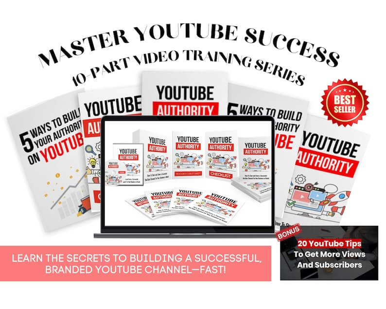 Master YouTube Success: 10-Part Video Training Series - Savvy Spot Online