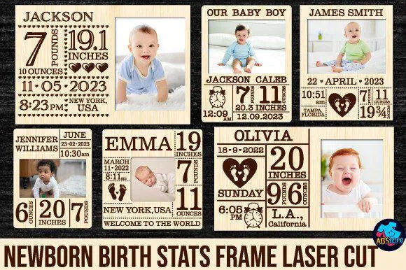 Huge Laser Cut SVG Bundle | 150+ Files for Cricut, Glowforge | Birth Stat Signs, Ornaments, Bookmarks, Teacher Gifts & More - Savvy Spot Online