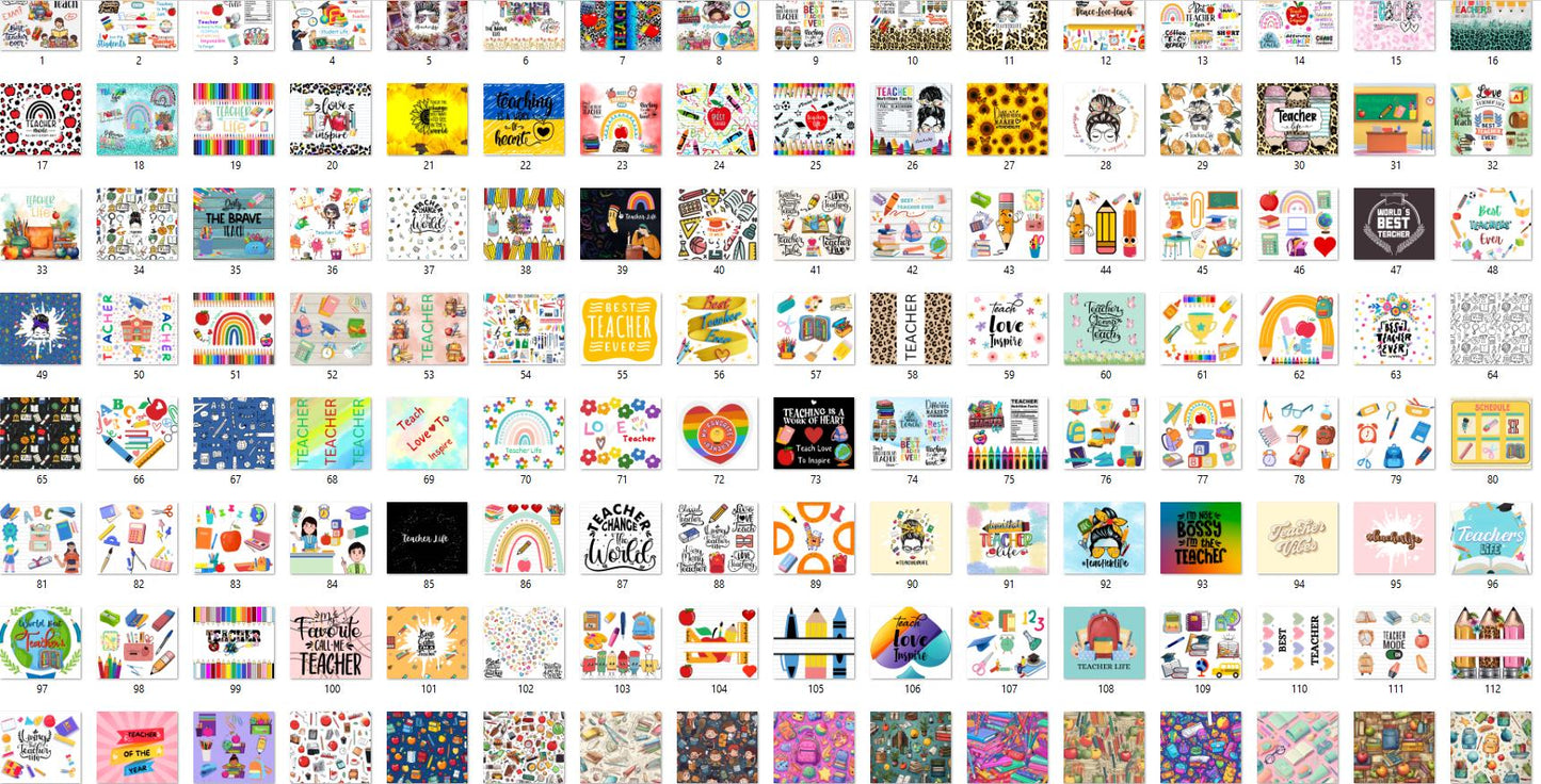 590+ Occupation Tumbler Wrap PNG Bundle | Profession Digital Sublimation Designs for Tumblers | Instant Download