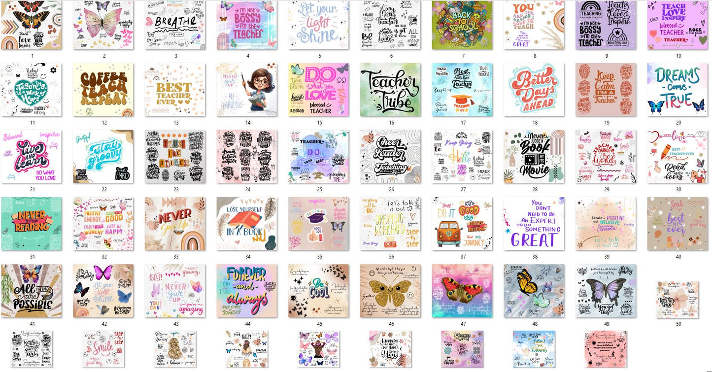 590+ Occupation Tumbler Wrap PNG Bundle | Profession Digital Sublimation Designs for Tumblers | Instant Download
