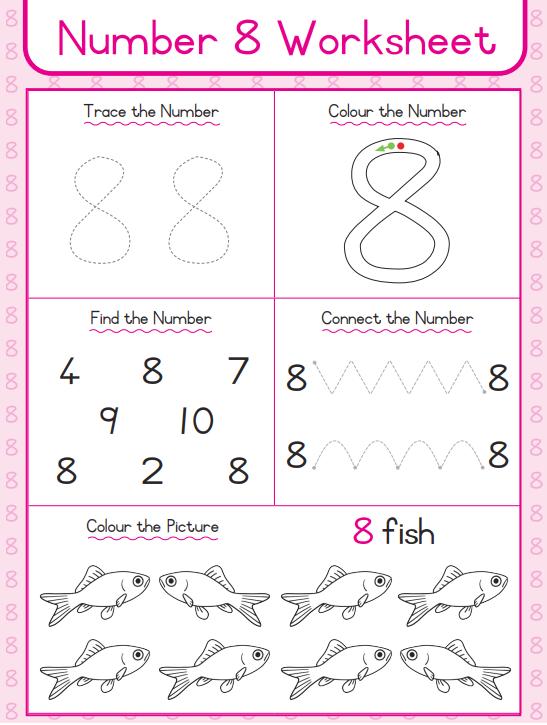 Preschool Numbers 1-10 Worksheet Pack | Printable Tracing and Counting for Toddlers & Kids | Early Learning Math | Homeschool Resource