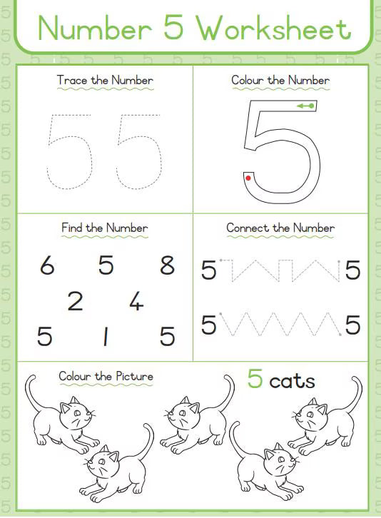 Preschool Numbers 1-10 Worksheet Pack | Printable Tracing and Counting for Toddlers & Kids | Early Learning Math | Homeschool Resource