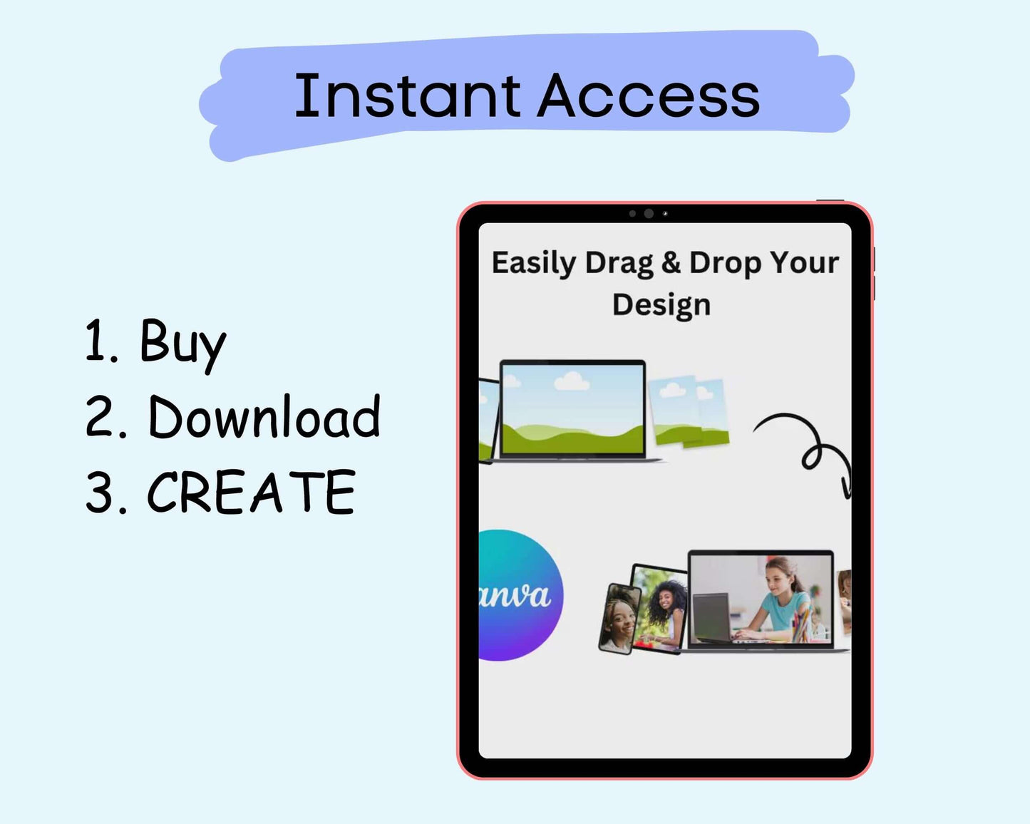 Listing Mockup Templates: 600+ Canva Editable Designs (Digital Download)