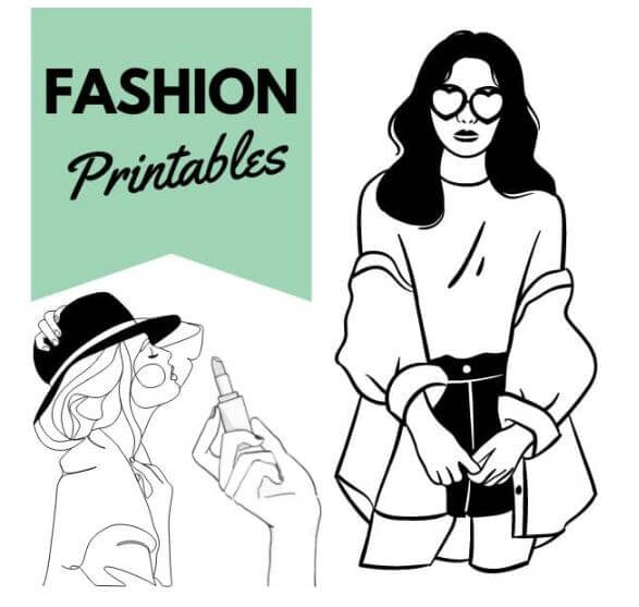 Fashion Shrinkets – Shrink Plastic Templates (PDF)
