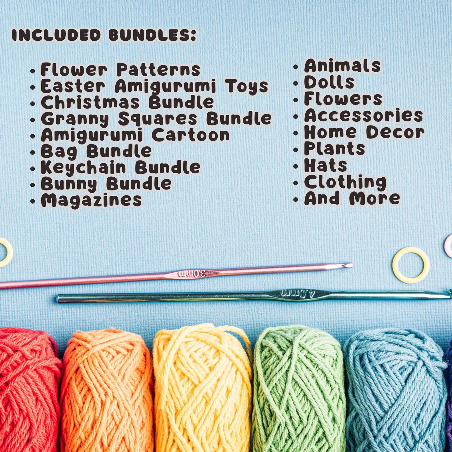 6000+ Crochet Pattern Collection: Flowers, Amigurumi & DIY Projects (PDF Download)