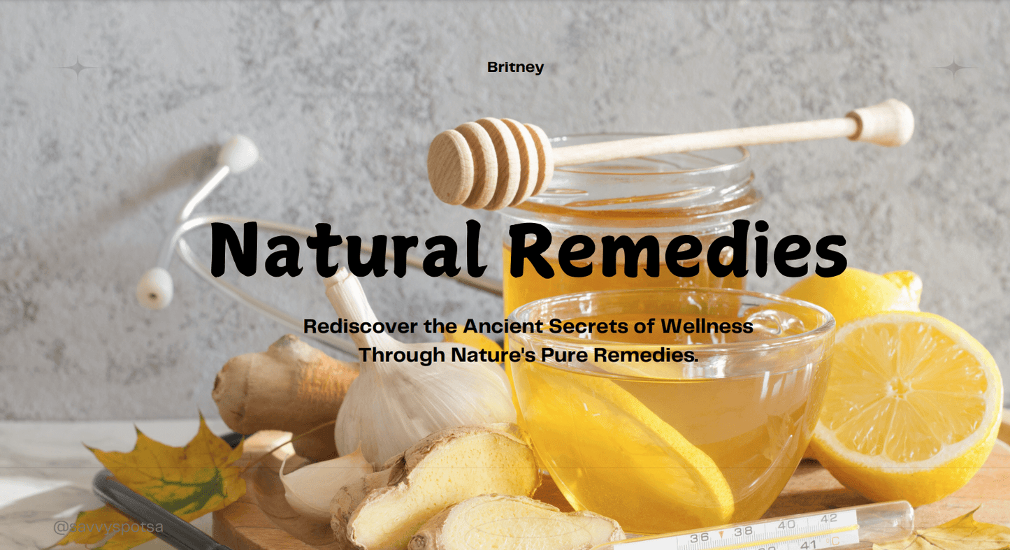 Healing from Nature: A Guide to Natural Remedies - Savvy Spot Online