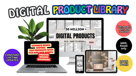 The Ultimate Passive Income Bundle: 30M+ Digital Products to Resell