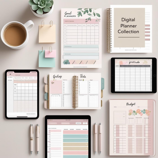 Organize, Reflect, and Achieve with Digital Planners & Journals from Savvy Spot Online