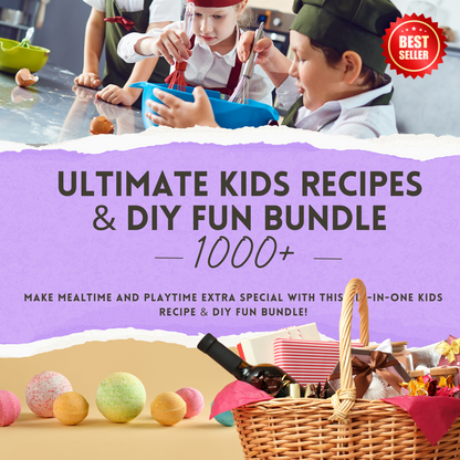 Ultimate Kids Recipe & DIY Fun Bundle | Instant PDF Download | Kid-Friendly Recipes and Creative Activities - Savvy Spot Online