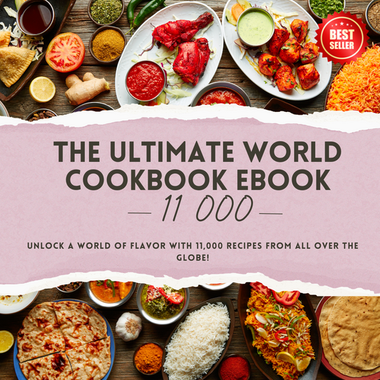Ultimate World Cookbook: 11,000 Recipes from Every Cuisine – Explore Global Flavors Instantly! - Savvy Spot Online