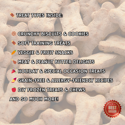 135+ Dog Treat Recipes | Healthy Homemade Dog Snacks (Digital Instant Download) - Savvy Spot Online