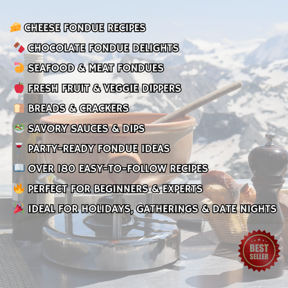 180+ Fondue Recipes eBook | Cheese, Chocolate & Savory Dips | Party, Dinner and Snack Ideas | Instant Download - Savvy Spot Online