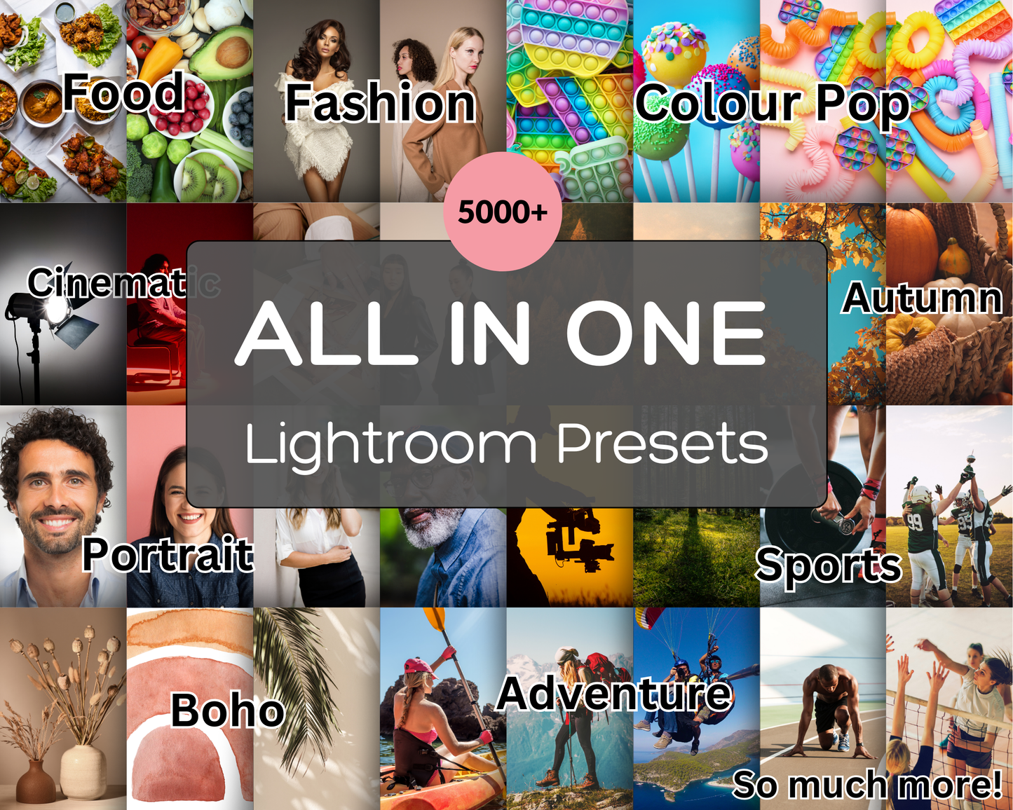 All-in-One Lightroom Presets Bundle | 5000+ Mobile and Desktop Lightroom Presets for, Influencers, Bloggers, Travel & Aesthetic Photography - Savvy Spot Online