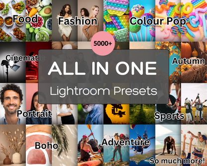 All-in-One Lightroom Presets Bundle | 5000+ Mobile and Desktop Lightroom Presets for, Influencers, Bloggers, Travel & Aesthetic Photography - Savvy Spot Online