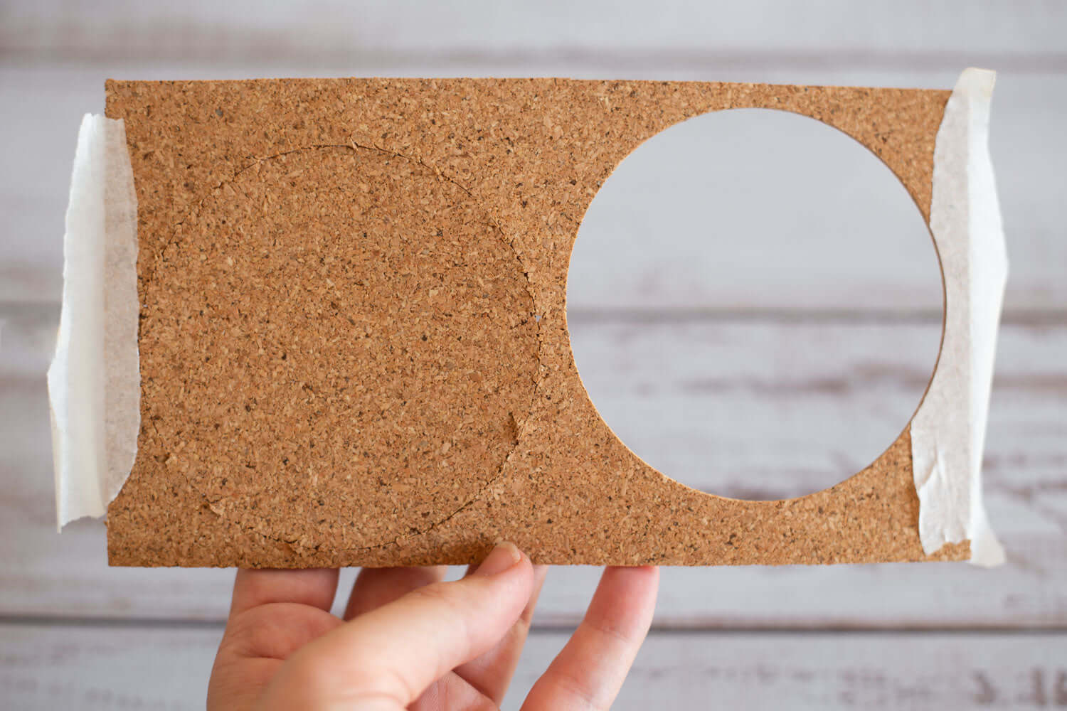 Floral Cork Coasters SVG | DIY Cricut Cut File (Instant Download) featuring uncut cork coasters.