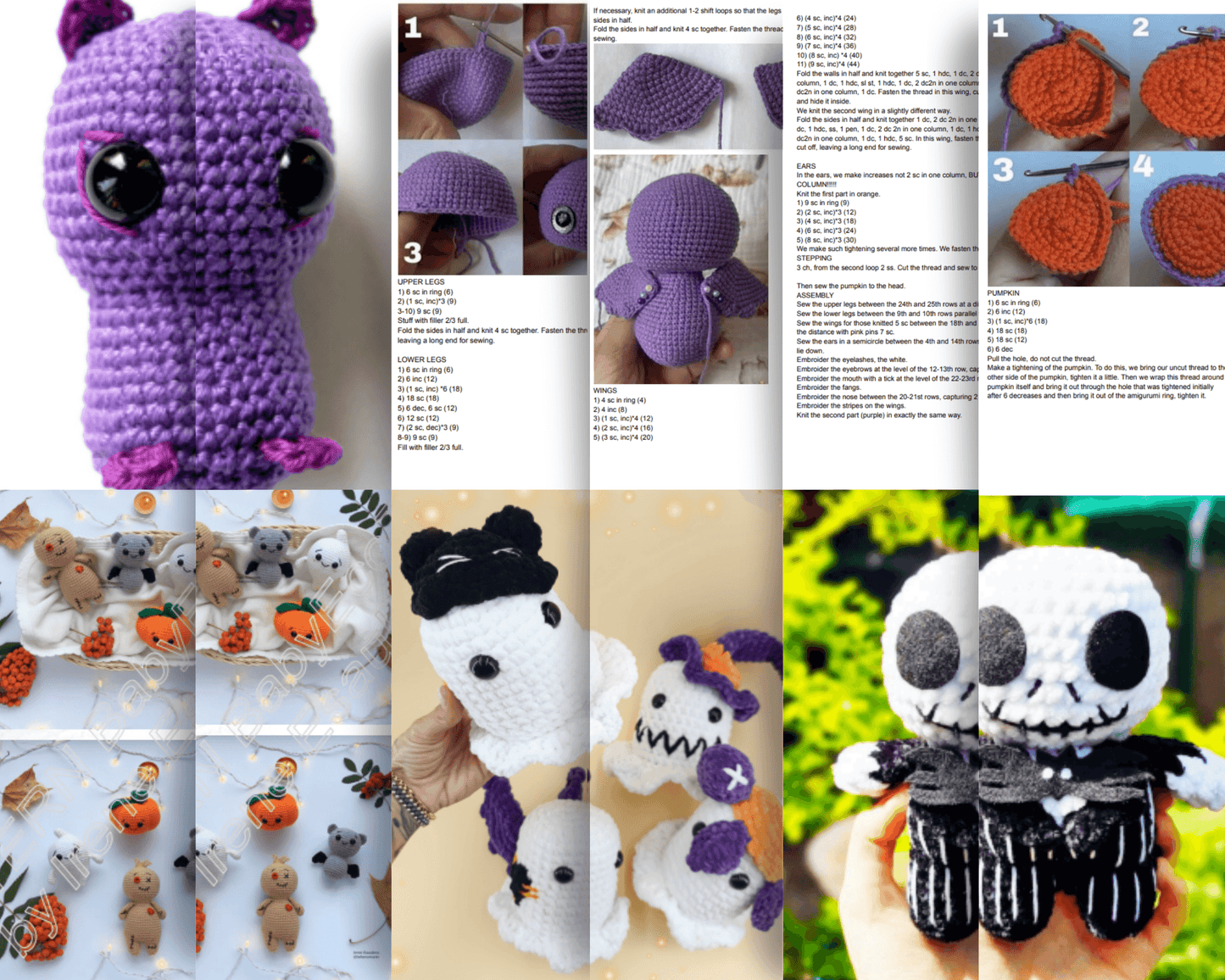 13+ Spooky Halloween Crochet Patterns Bundle (PDF)