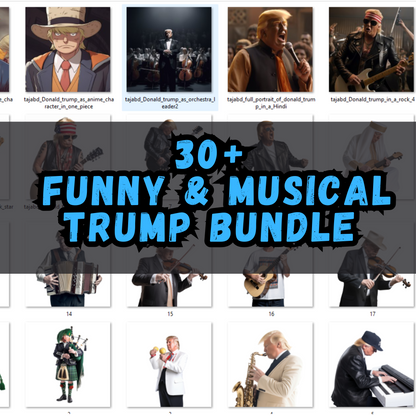 30+ Funny & Musical Donald Trump Bundle | Cricut Sublimation Designs | Meme T-Shirts | Political Print On Demand Art - Savvy Spot Online