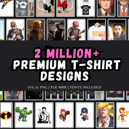 Ultimate T-Shirt Design Bundle – 2 Million SVG & PNG Designs for Sublimation, Print on Demand and DIY Projects - Savvy Spot Online