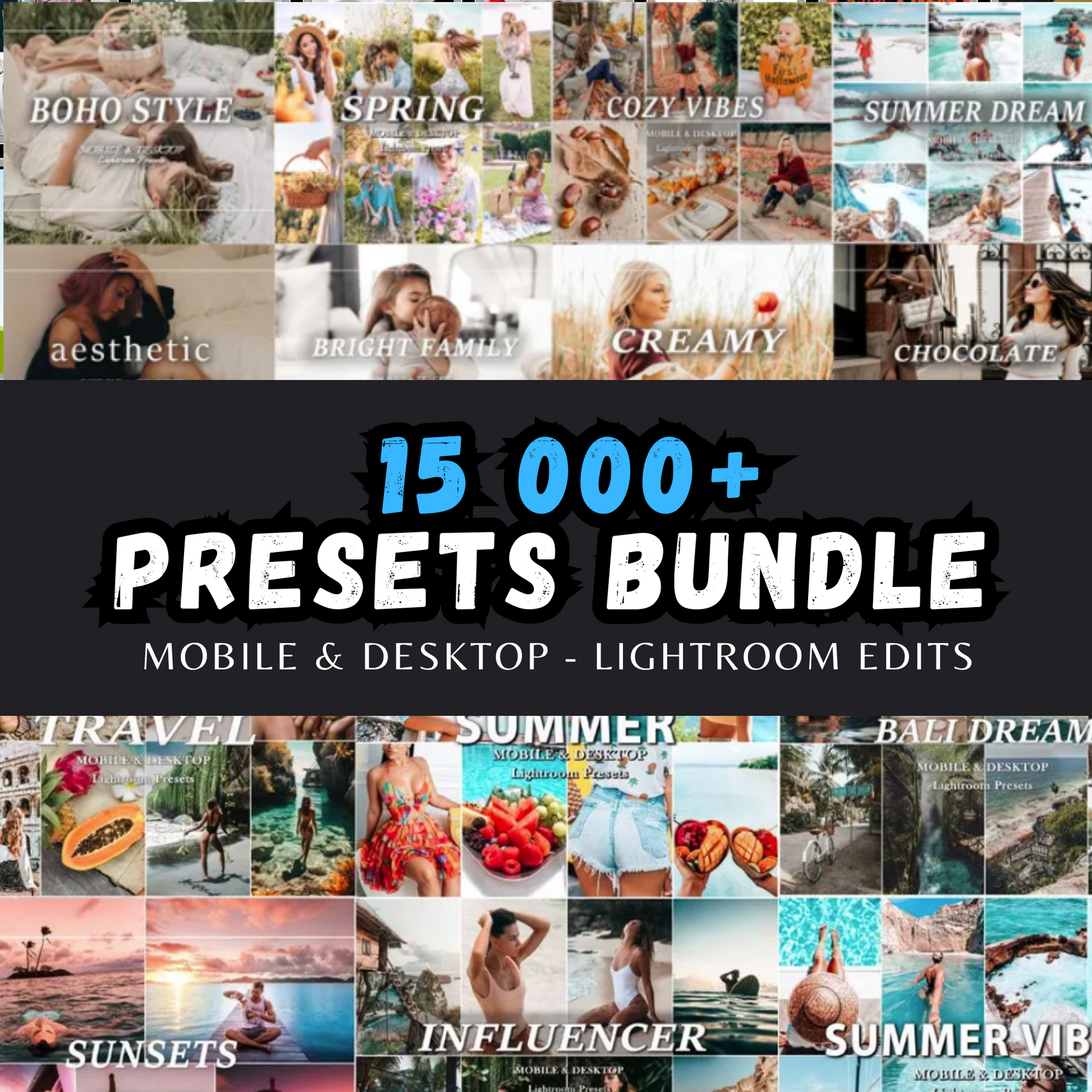 15,000+ MEGA Lightroom Presets Bundle Mobile & Desktop Photo Filters for Instagram, Bloggers, Photographer, Influencers and Content Creators - Savvy Spot Online