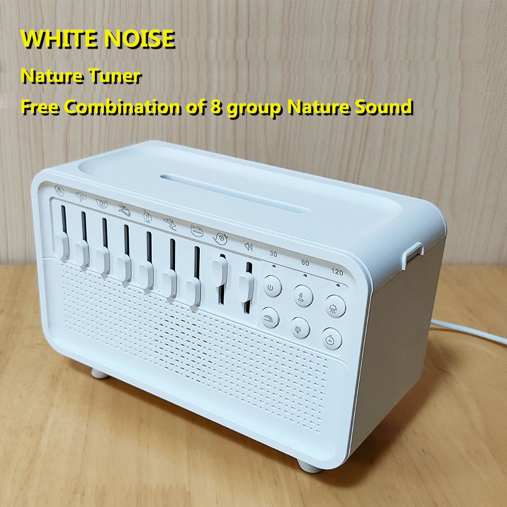 LumiWave™ 3-in-1 Bluetooth Sleep Station Speaker White Noise Sleep Night Light Humidifier All-in-one Machine Free Combination Of 8 Group Nature Sound