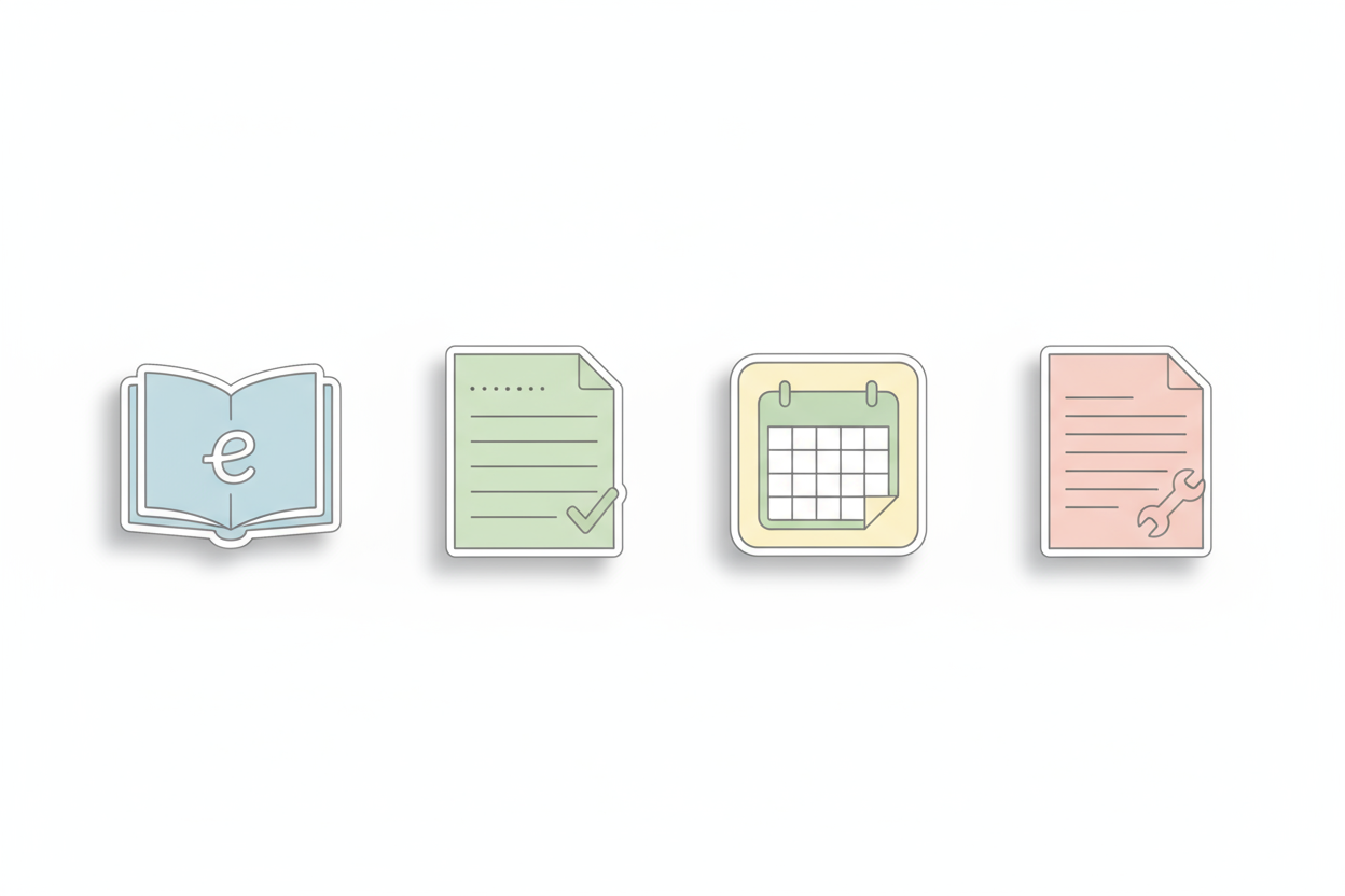 BEGINNER FRIENDLY DIGITAL PRODUCTS image only simple and clear cut out image white background. 