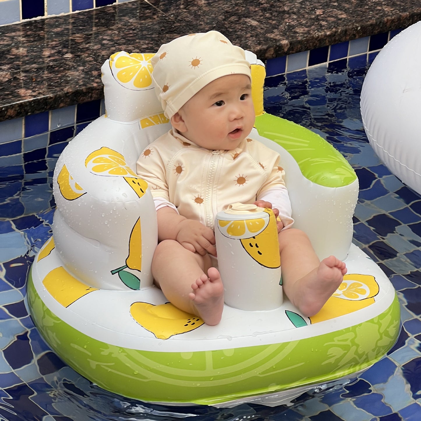 SnugNest™ Portable Inflatable Baby Dining Chair For Bathing And Swimming