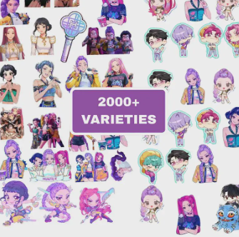 Bonus Huntrix SVG and PNG graphics included in the K-pop Demon Hunters bundle
