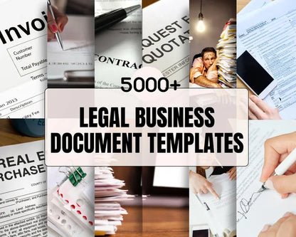 5000+ Business Legal Document Templates - Comprehensive Collection for Technology, Real Estate, Finance, Marketing, Healthcare & More! - Savvy Spot Online