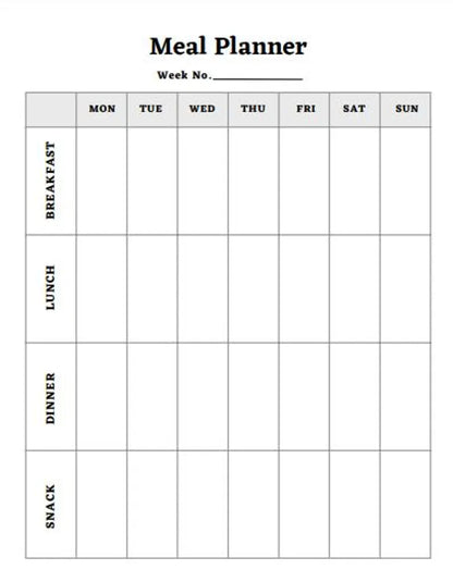 Ultimate Meal & Pantry Planner Bundle, Freezer Inventory, Pantry Challenge, Weekly Health Tracker and More, Printable PDF - Savvy Spot Online