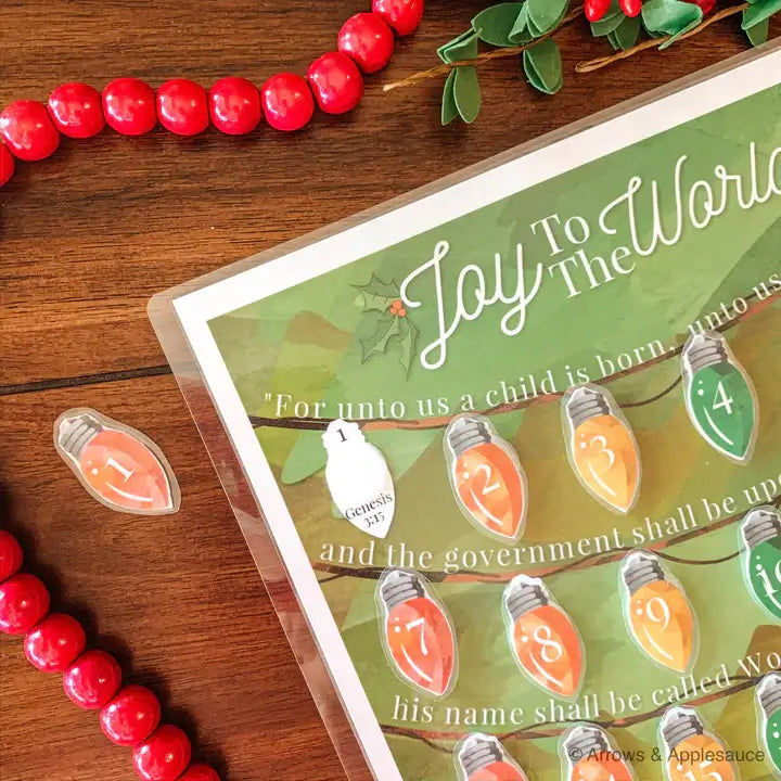 Christian Advent Calendar Printable | Bible Verse Countdown (Instant Download)