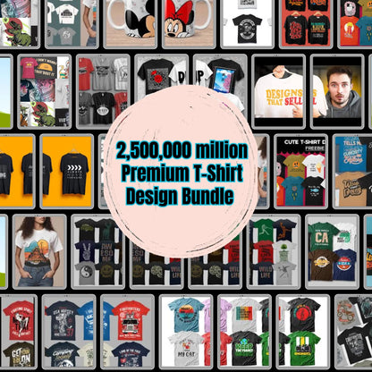 2.5 Million T-Shirt Designs | MRR, PLR, and Resell Rights Included - Instant Access + BONUS Canva Guide - Savvy Spot Online