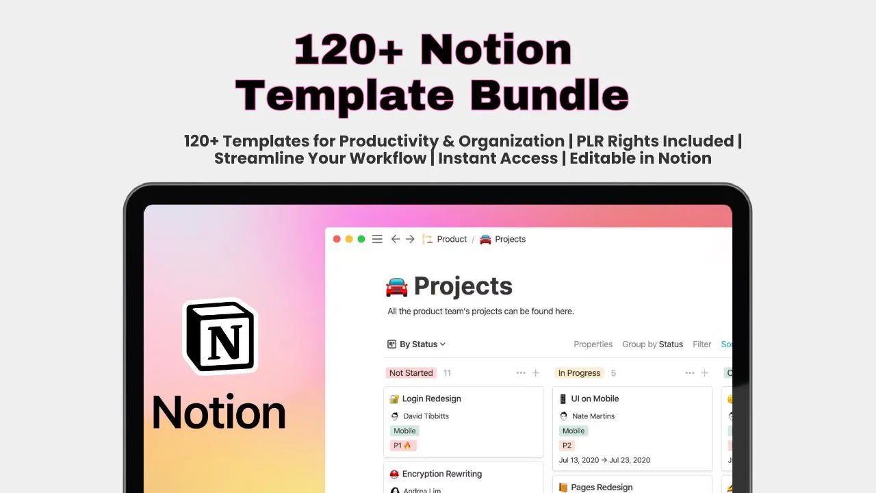 120+ Notion Templates for Personal & Business Growth | PLR Resell Rights | Goal Trackers, Finance Dashboards, Journals and More! - Savvy Spot Online