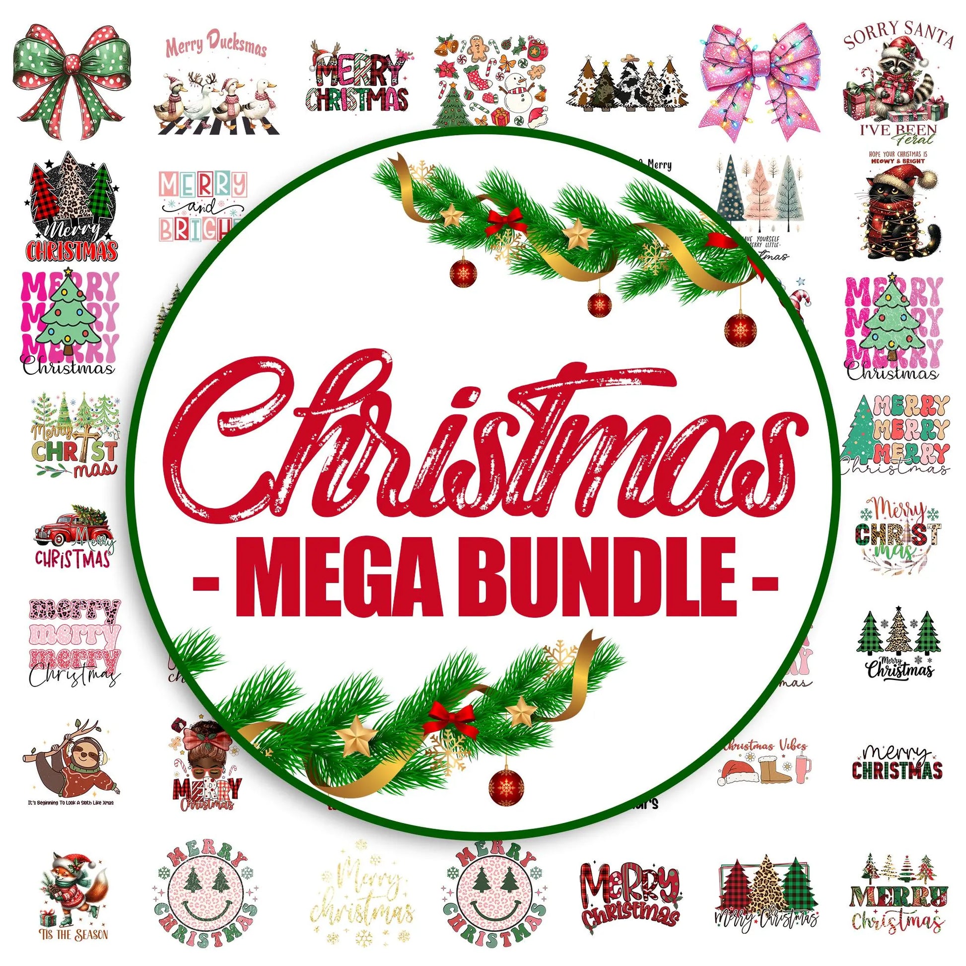 Holiday Shirt SVG Bundle 310+ Designs | Festive Cut Files for Cricut & Heat Transfer | Xmas Sublimation PNG and EPS Digital Download - Savvy Spot Online