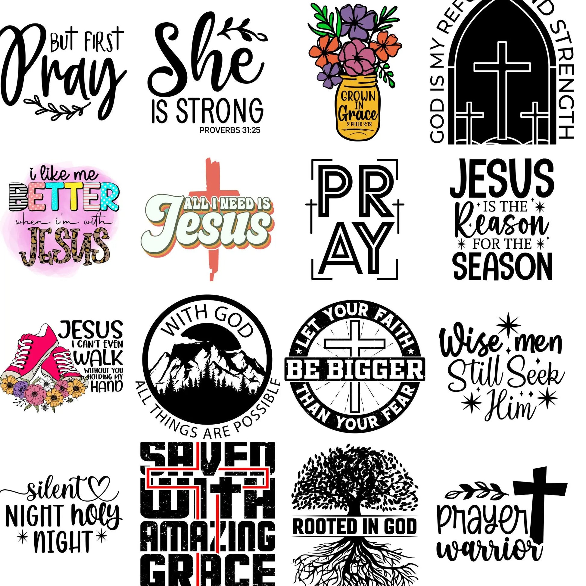 Christian Ultimate Bundle | 550+ Retro Christian SVG Designs | Bible Verse SVGs | Religious Crafts - Savvy Spot Online