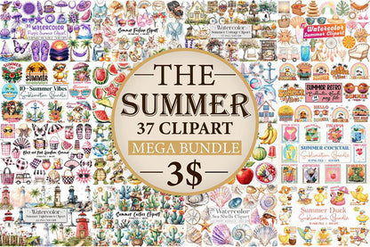 The Big Summer SVG Clipart Bundle - Savvy Spot Online