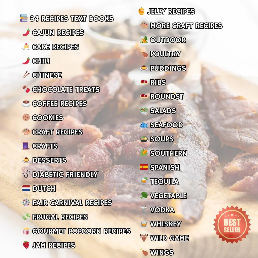 34 Recipe Books | Cajun, Cake, Chili, Chinese, Desserts and More | Cooking and Craft Recipe Books Collection | Instant Download Text - Savvy Spot Online