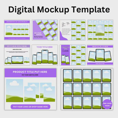 600+ Etsy Listing Canva Mockup Templates | Digital Product Listing Mockups | Editable Canva Templates | Etsy Thumbnails & Bonus Canva Guide