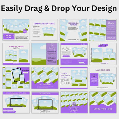 600+ Etsy Listing Canva Mockup Templates | Digital Product Listing Mockups | Editable Canva Templates | Etsy Thumbnails & Bonus Canva Guide